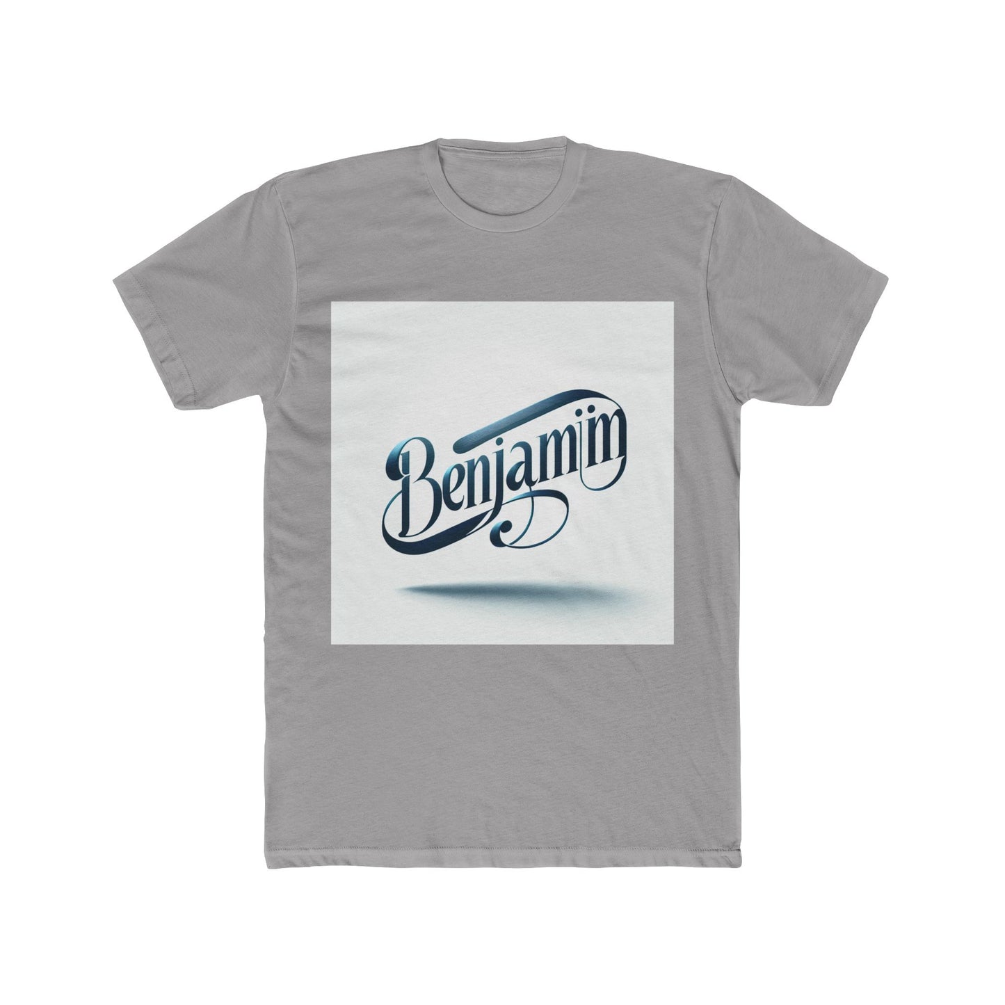 alphabet blue unisex t-shirt – comfortable premium cotton graphic tee for casual wear
