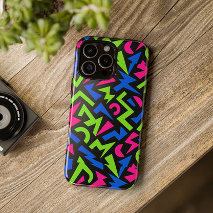 Y2K Multicolour 4 Protective Phone Case with 3D Design – Stylish Protection for Unisex Smartphones Compatible with iPhone 13, 14, 15 & 16 – All Models Including Pro, Pro Max & Plus