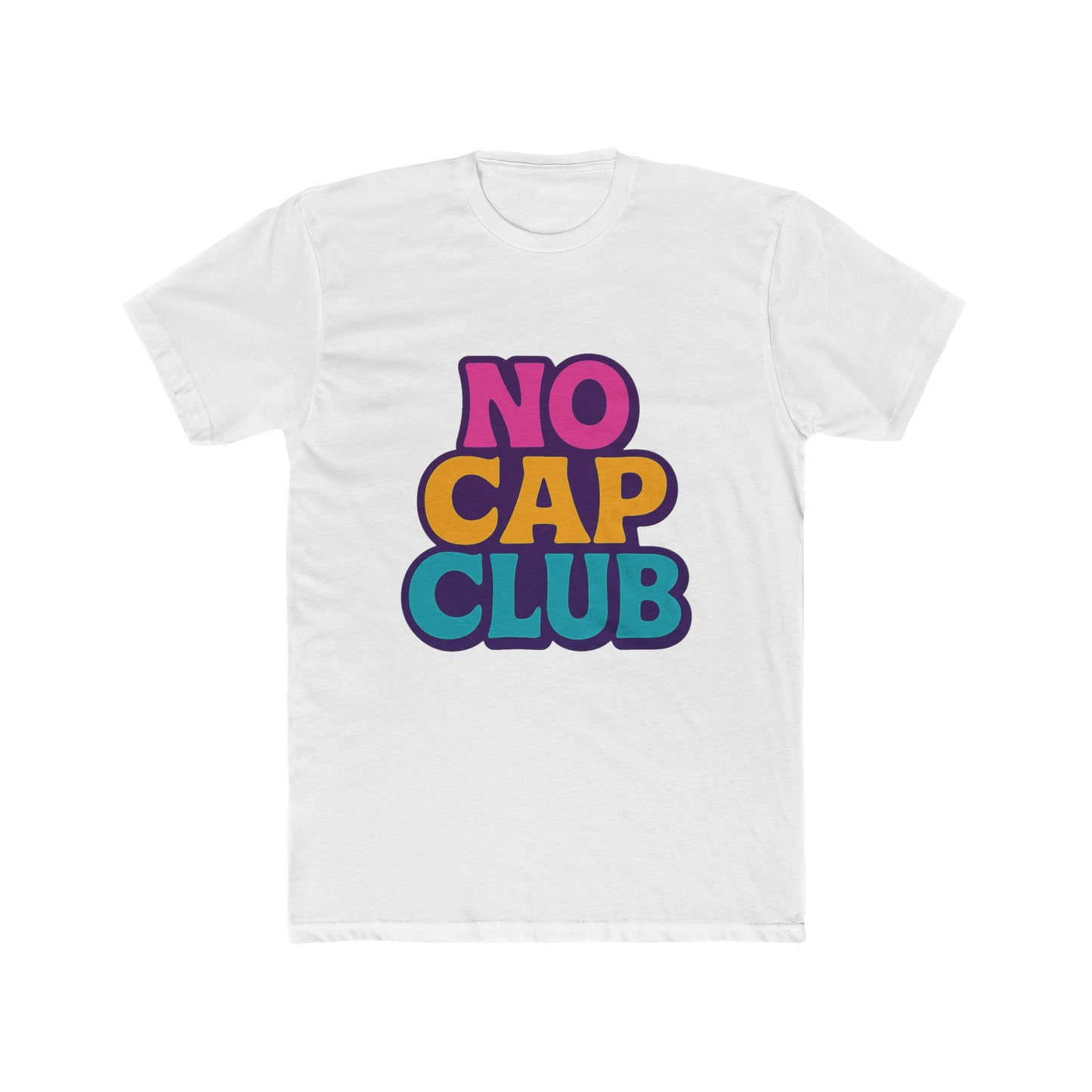 no cap club unisex t-shirt - multicolor meme graphic tee for casual wear, fun & trendy fashion
