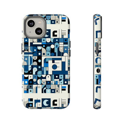 Blue Alphabet F Letter Phone Case for Smartphones, Durable Shockproof TPU Cover with Vivid 3D Wrap Design for Tech Enthusiasts and Anime Fans