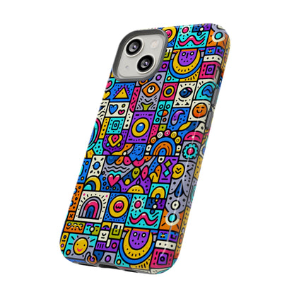 Pattern Image 8 Vibrant Anime Comic Style Phone Case for Smartphones Compatible with iPhone 13, 14, 15 & 16 – All Models Including Pro, Pro Max & Plus