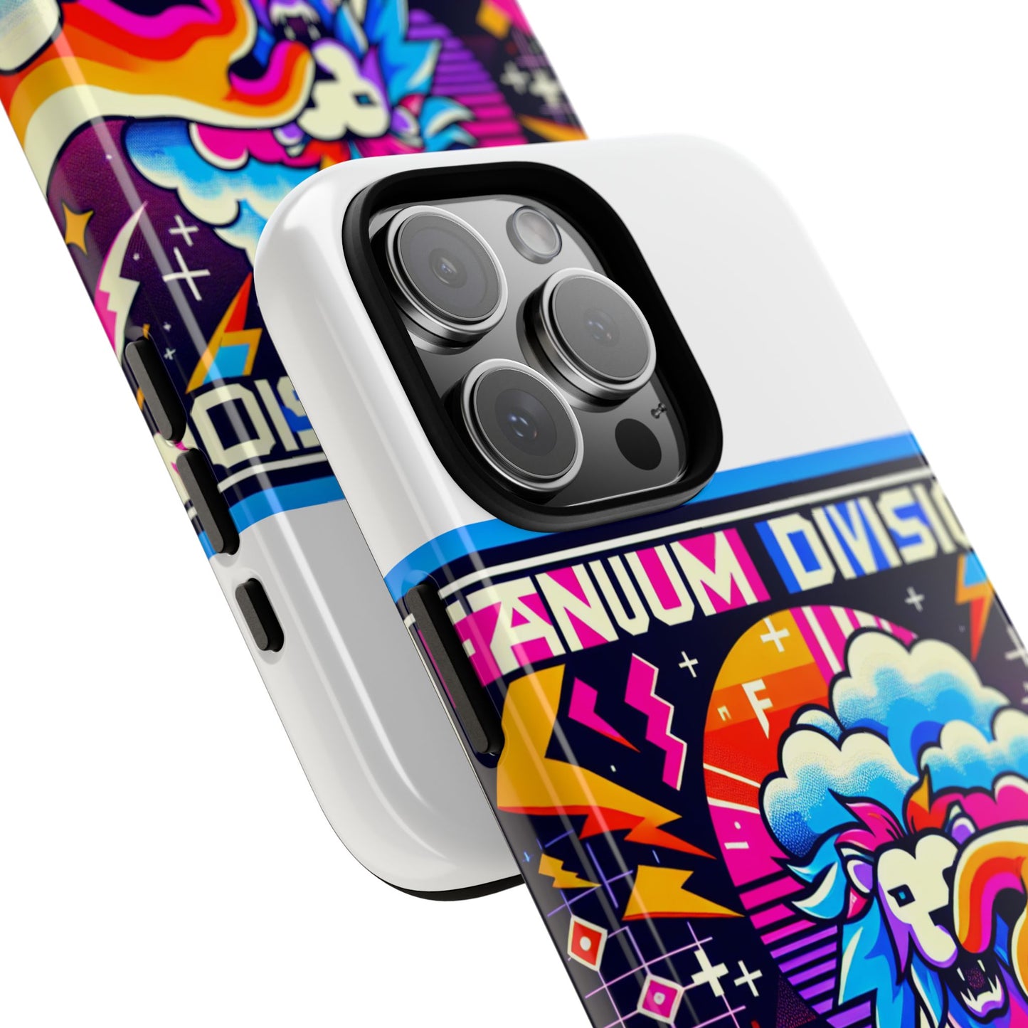 fanum irs division protective phone case with 3d wrap design, uv protected, durable shock absorption, ideal gift for anime and comic culture fans