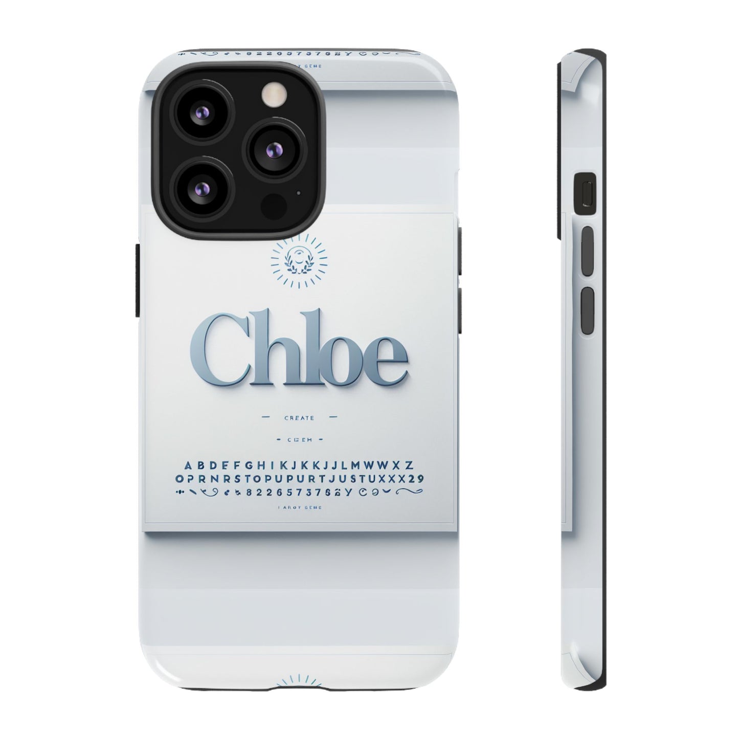 chloe blue phone case with 3d wrap design for iphone and android - shockproof protective cover with vivid anime and comic inspired artwork for style and safety