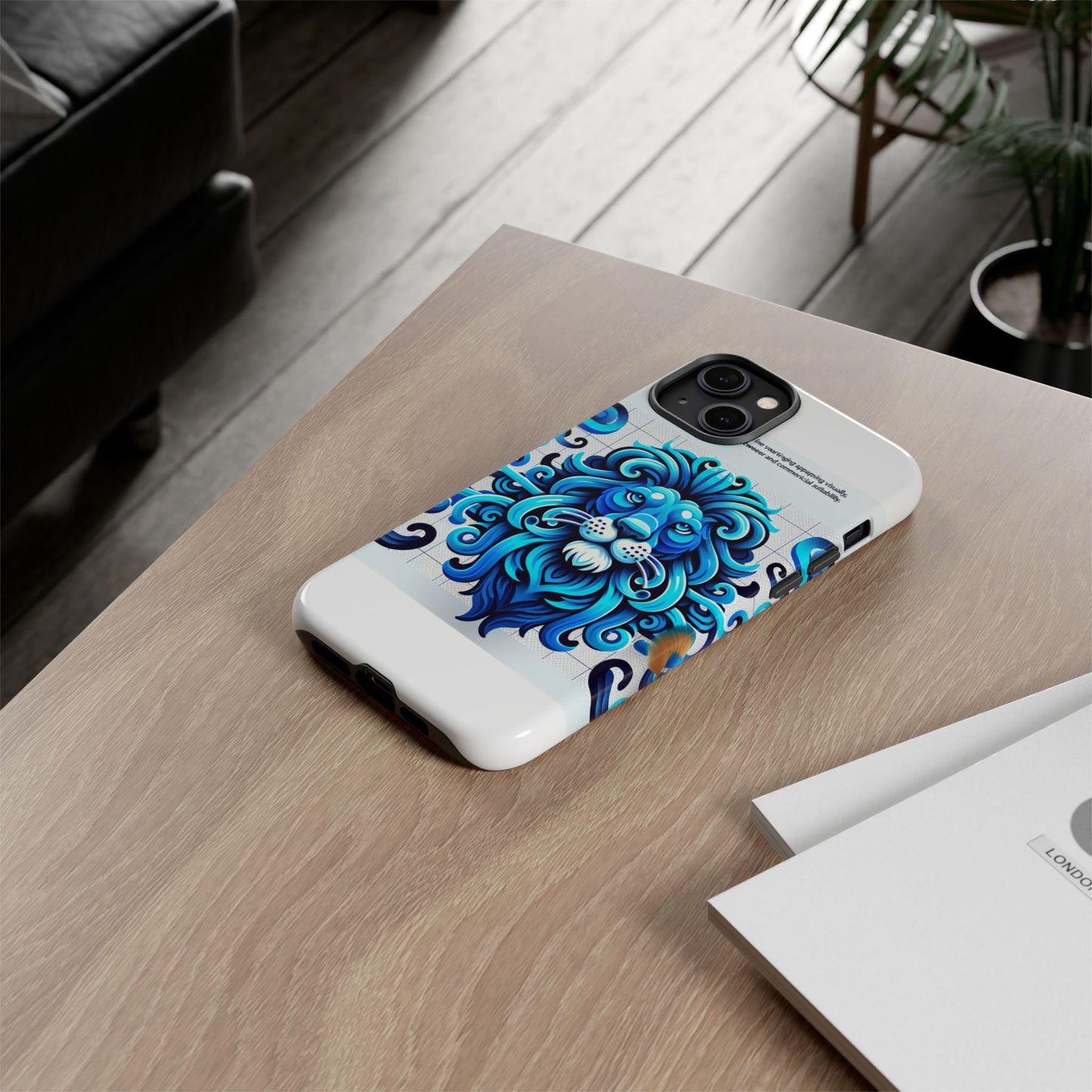 vibrant 3d lion art phone case for stylish protection and self-expression compatible with iphone 13, 14, 15 & 16 – all models including pro, pro max & plus