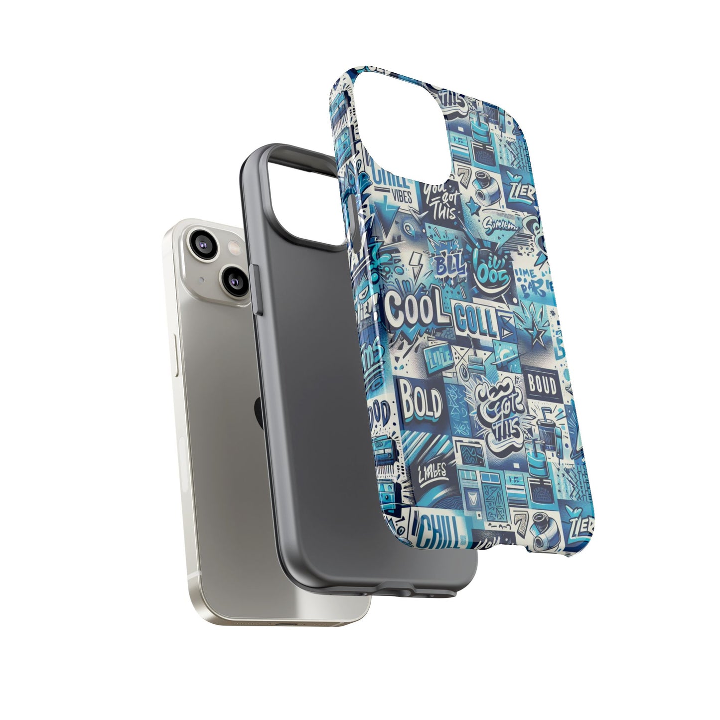 vibrant 3d graphic phone case with playful design for self-expression and stylish protection compatible with iphone 13, 14, 15 & 16 – all models including pro, pro max & plus