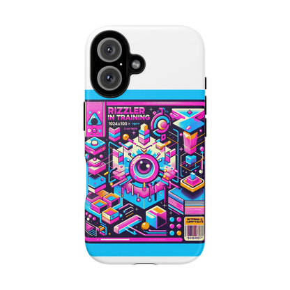 Rizzler In Training 3D Wrap Protective Phone Case for Anime Lovers