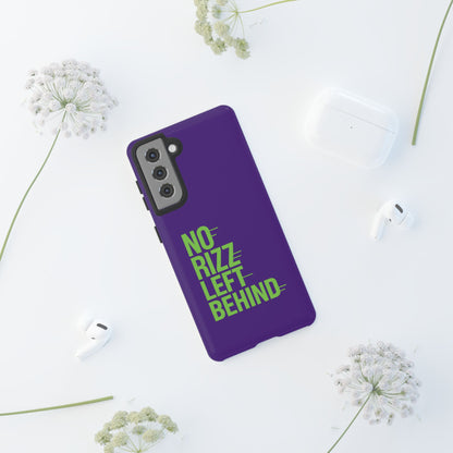 Tough Phone Case - No Rizz Left Behind - Durable, Stylish Protection for Active Lifestyles - Impact-Resistant, Dual Layer, Shock-Absorbing TPU - Perfect Gift for Tech Lovers