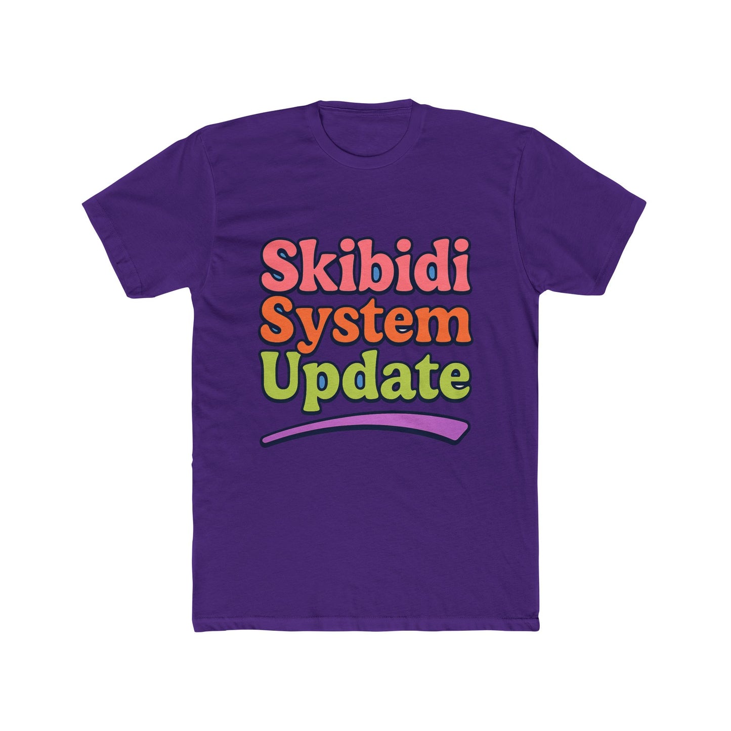 skibidi system update meme multicolor unisex t-shirt - funny graphic tee for all ages
