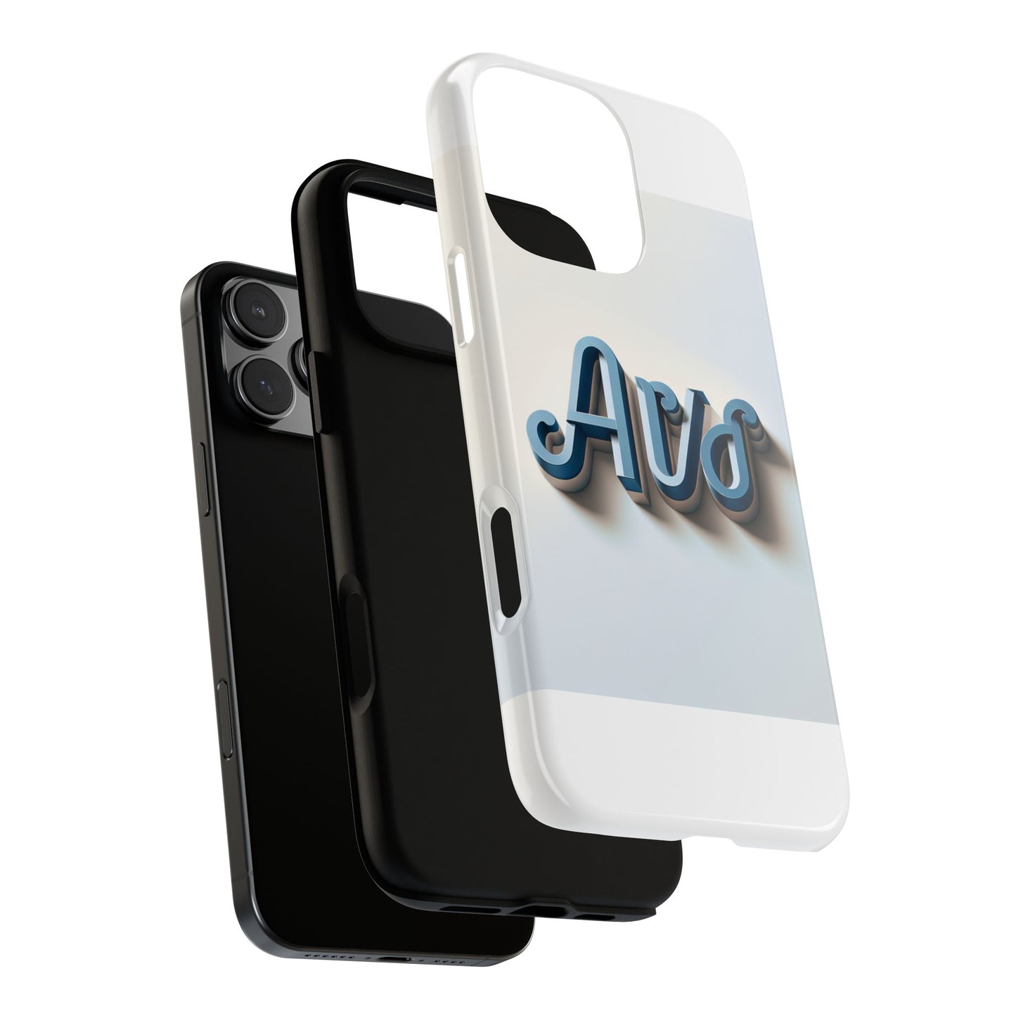 vibrant 3d wrap protective phone case in retro blue design – trendy accessory for fashion-forward users compatible with iphone 13, 14, 15 & 16 – all models including pro, pro max & plus