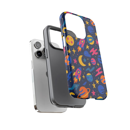 Vibrant 3D Space Theme Protective Phone Case for Trendsetters and Creatives Stylish Protection Compatible with iPhone 13, 14, 15 & 16 – all models including Pro, Pro Max & Plus