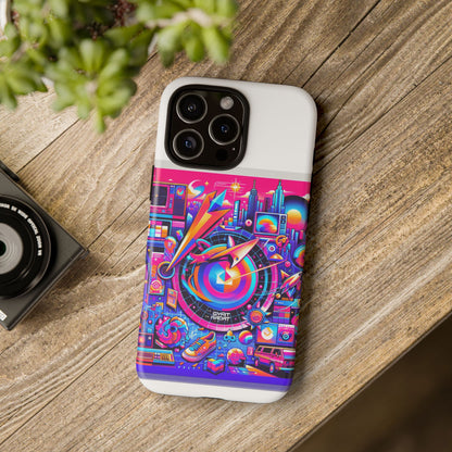 Gyatt Radar Online 3D Wrap Protective Phone Case for Smartphones, Retro Anime Design, Durable Shock Absorption, UV Protected, Glossy or Matte Finish