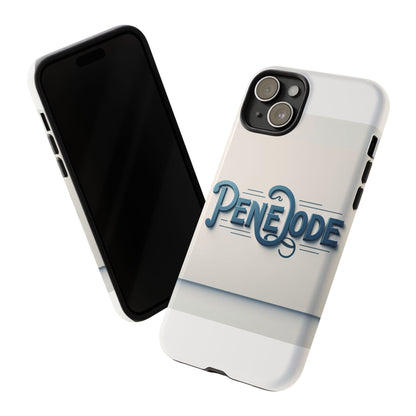 Elegant Blue Typography Phone Case Stylish Accessory for Self-Expression Compatible with iPhone 13, 14, 15 & 16 – all models including Pro, Pro Max & Plus