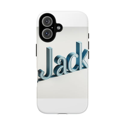 Vibrant 3D Text Protective Phone Case in Blue for Unique Self-Expression – Stylish Protection Compatible with iPhone 13, 14, 15 & 16 – all models including Pro, Pro Max & Plus