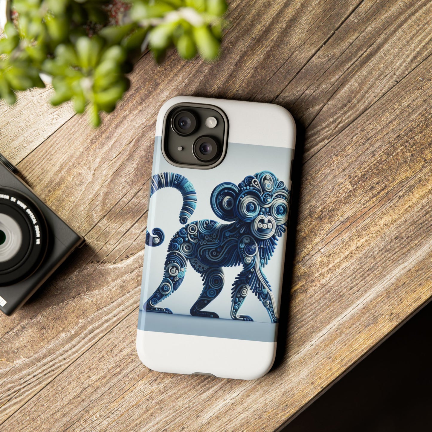 vibrant 3d wrap protective phone case with unique monkey design – stylish accessory for men and women compatible with iphone 13, 14, 15 & 16 – all models including pro, pro max & plus