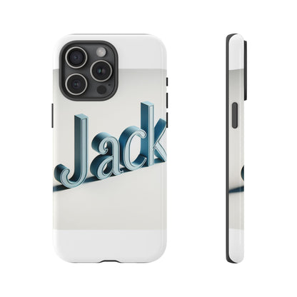 Vibrant 3D Text Protective Phone Case in Blue for Unique Self-Expression – Stylish Protection Compatible with iPhone 13, 14, 15 & 16 – all models including Pro, Pro Max & Plus
