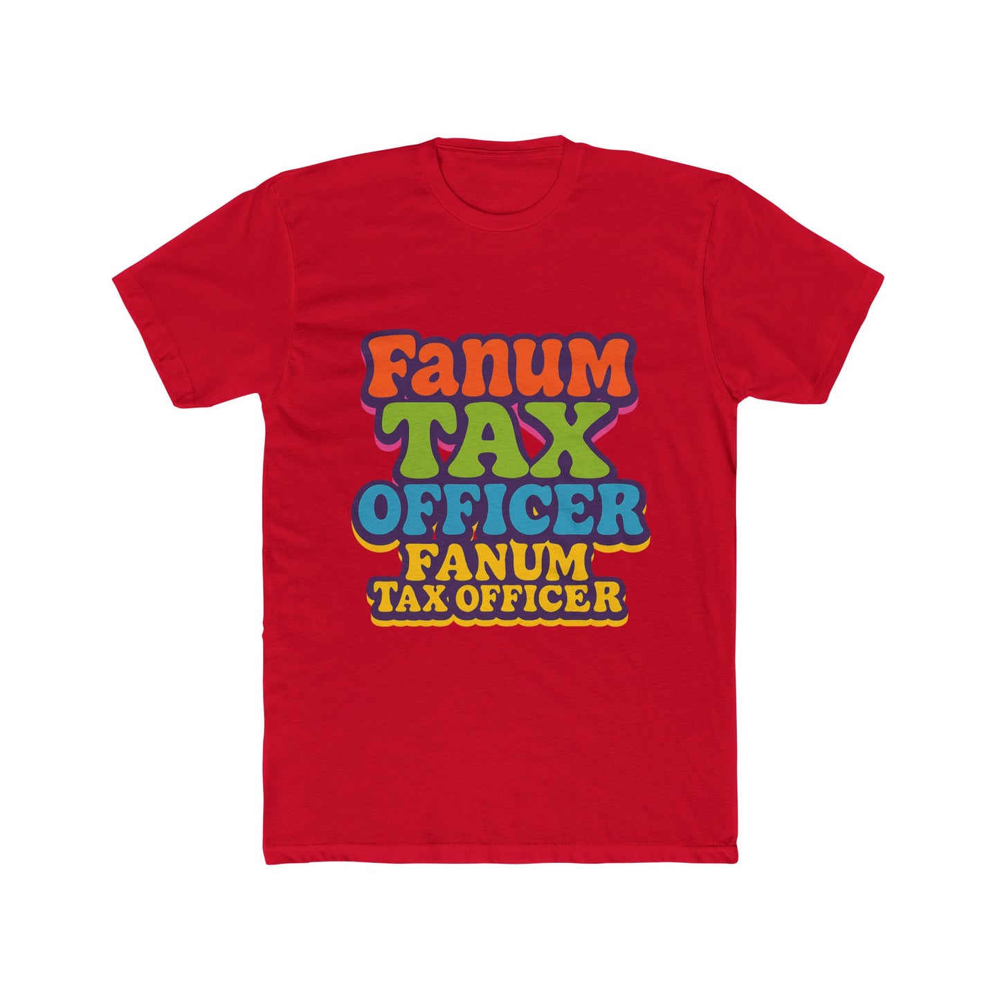 fanum tax officer meme unisex t-shirt - multicolor graphic tee for fans of humor and style