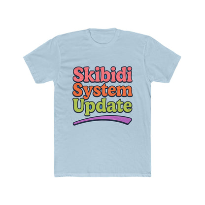 Skibidi System Update Meme Multicolor Unisex T-Shirt - Funny Graphic Tee for All Ages
