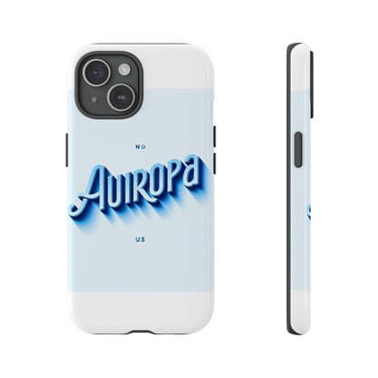 Protective Phone Case with Retro Typography Design in Blue for Stylish Protection, Compatible with iPhone 13, 14, 15 & 16 – all models including Pro, Pro Max & Plus