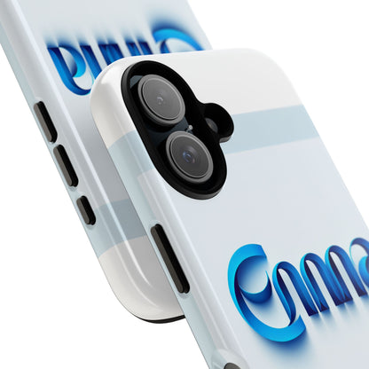 Sleek 3D Wrap Protective Phone Case in Blue Glossy Design for Stylish Protection Compatible with iPhone 13, 14, 15 & 16 – all models including Pro, Pro Max & Plus