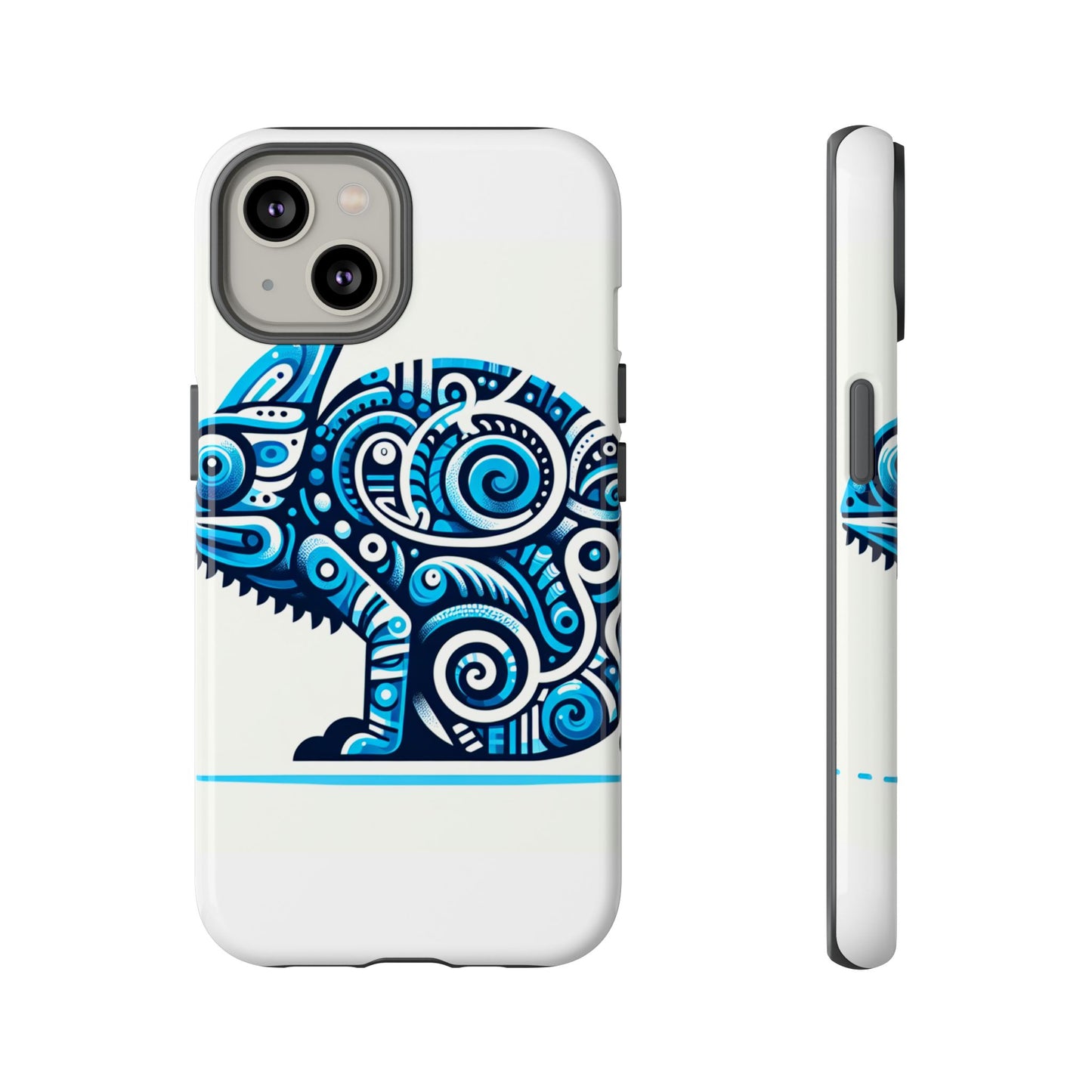 vibrant 3d chameleon design protective phone case for creative individuals stylish protection compatible with iphone 13, 14, 15 & 16 – all models including pro, pro max & plus