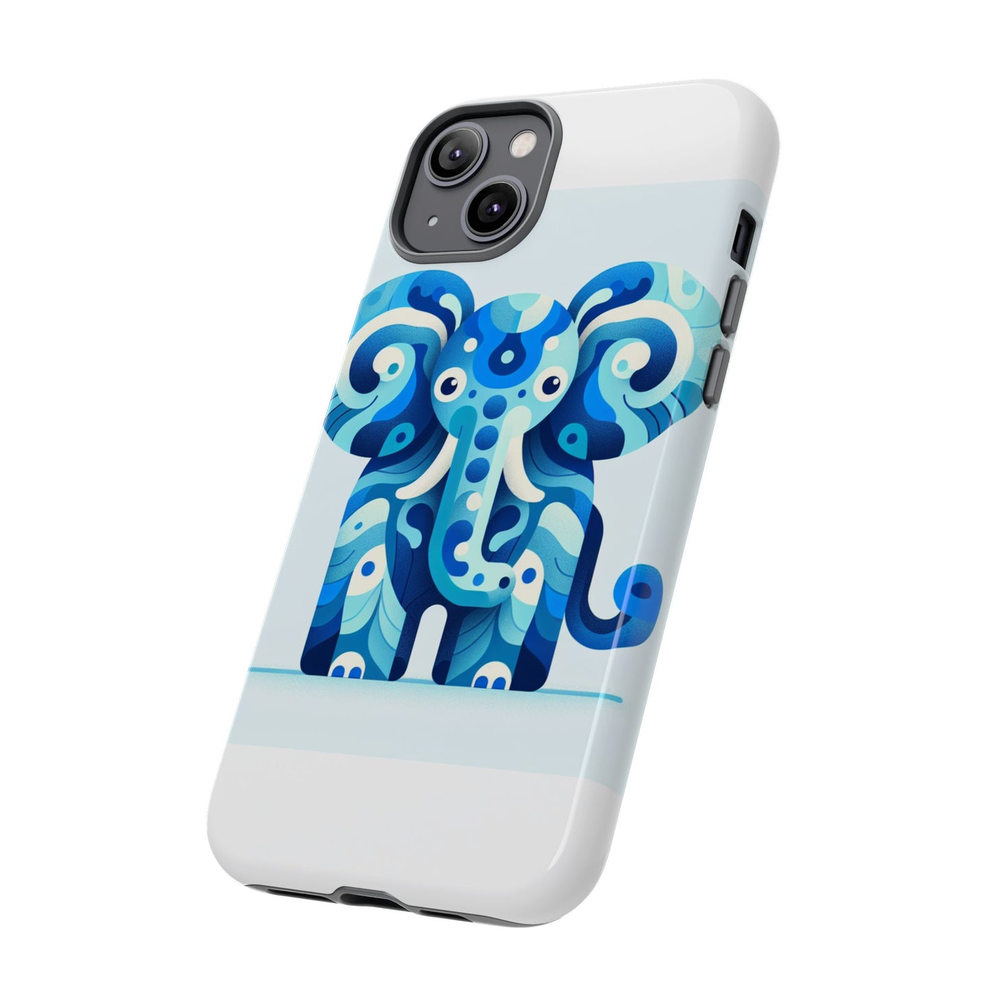 vibrant 3d protective phone case with artistic elephant design for unique expression compatible with iphone 13, 14, 15 & 16 – all models including pro, pro max & plus