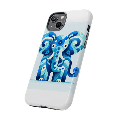 Vibrant 3D Protective Phone Case with Artistic Elephant Design for Unique Expression Compatible with iPhone 13, 14, 15 & 16 – All Models Including Pro, Pro Max & Plus