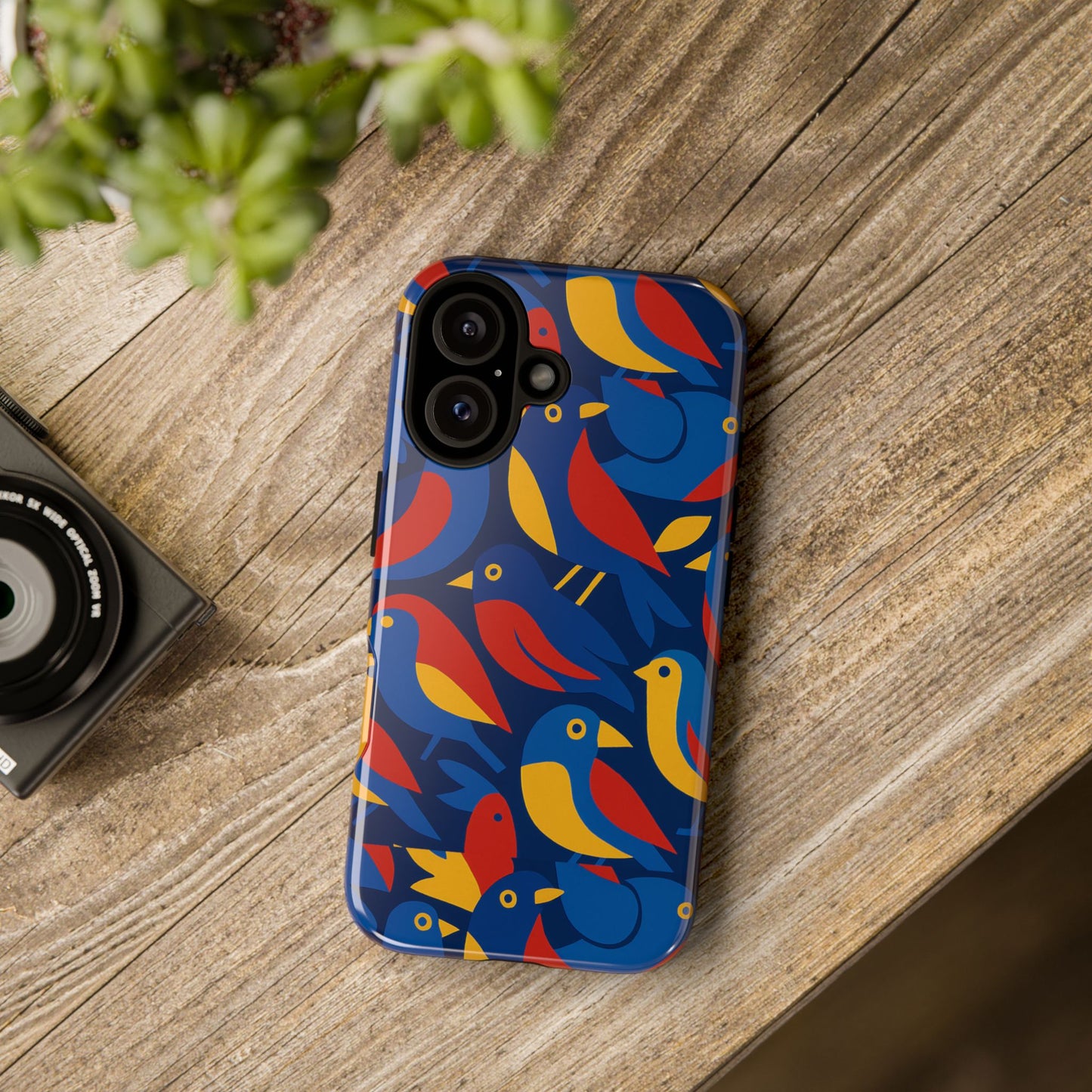vibrant 3d wrap protective phone case with colourful bird design stylish accessory for men and women compatible with iphone 13, 14, 15 & 16 – all models including pro, pro max & plus