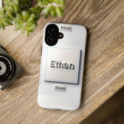 Ethan Blue 3D Wrap Phone Case for Men and Women Shock Absorption Durable Silicone Protective Cover with Vivid Anime and Comic Design