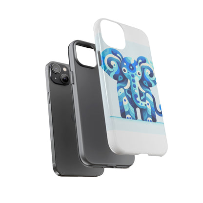 Vibrant 3D Protective Phone Case with Artistic Elephant Design for Unique Expression Compatible with iPhone 13, 14, 15 & 16 – All Models Including Pro, Pro Max & Plus