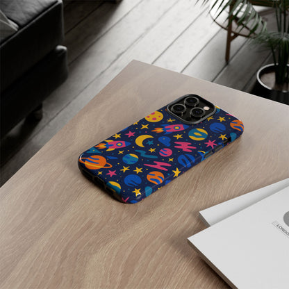 Vibrant 3D Space Theme Protective Phone Case for Trendsetters and Creatives Stylish Protection Compatible with iPhone 13, 14, 15 & 16 – all models including Pro, Pro Max & Plus