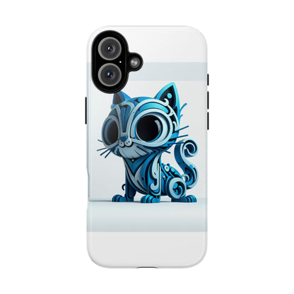 Vibrant 3D Cat Design Phone Case – Playful Protection Accessory for Self-Expression – Compatible with iPhone 13, 14, 15 & 16 – all models including Pro, Pro Max & Plus