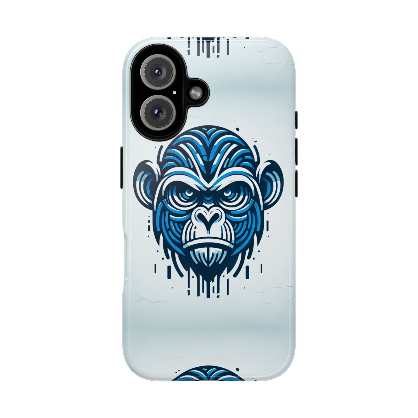 blue animal create 21 3d wrap phone case for kids and teens shockproof uv protected durable silicone cover with retro anime and comic inspired design
