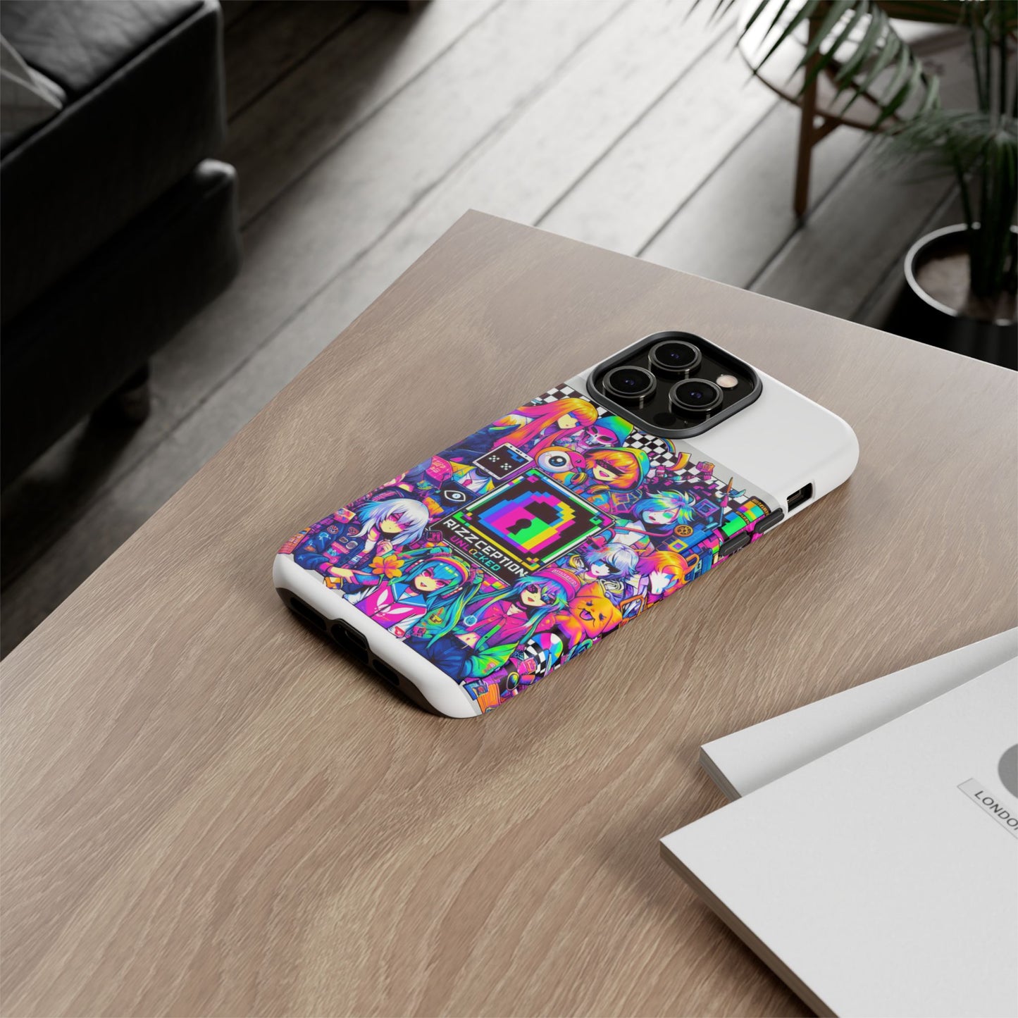 rizzception unlocked 3d wrap protective phone case for anime lovers