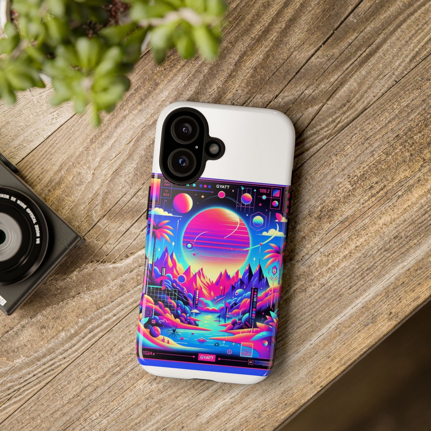 gyatt alert 3d wrap protective phone case for anime lovers