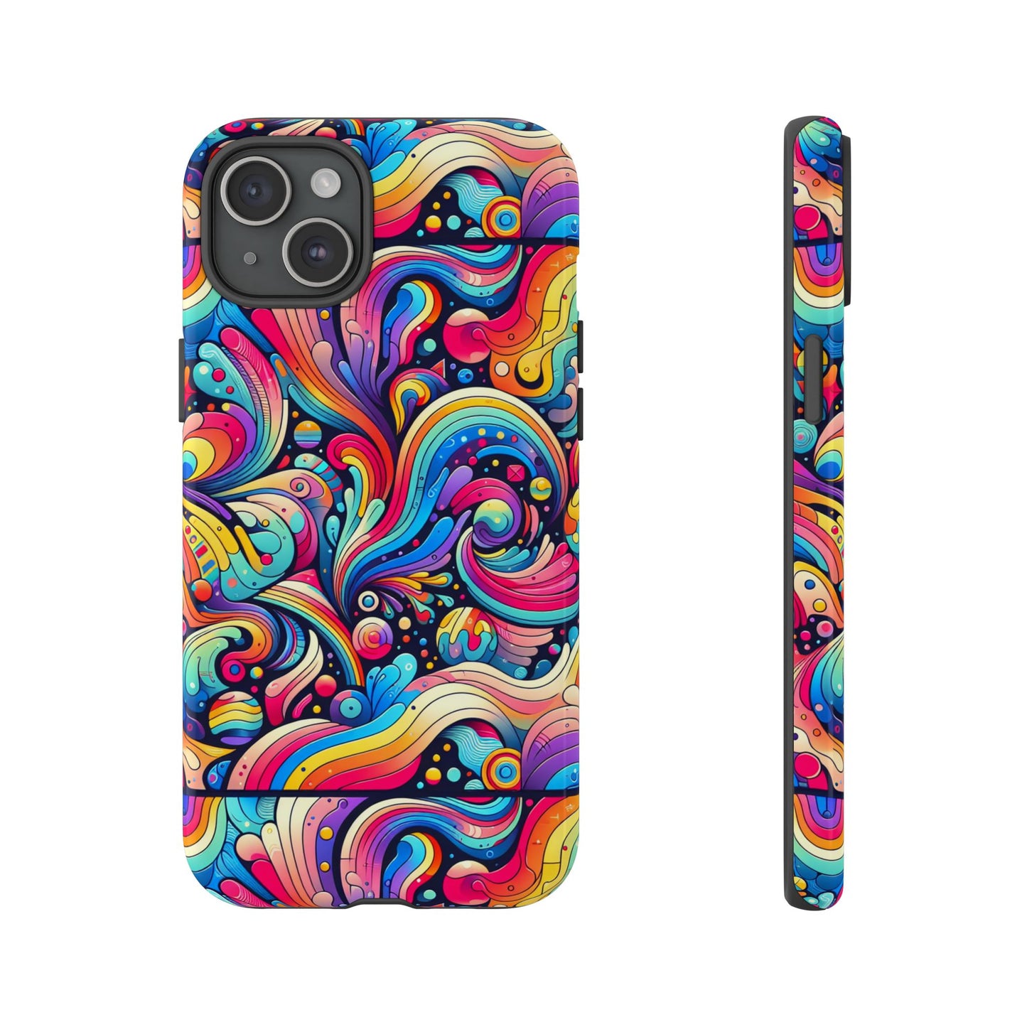 pink pattern image 2 smartphone case with 3d wrap design for stylish protection