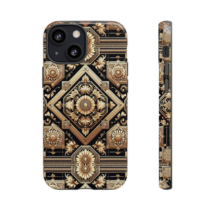 Pattern Image 1 Vibrant Shockproof Phone Case for Anime and Comic Fans, Retro Baroque Style, Durable Finish, Compatible with iPhone 13, 14, 15 & 16 – all models including Pro, Pro Max & Plus