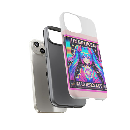 Unspoken Riz Masterclass Protective Phone Case, 3D Wrap Design, Durable Shock Absorption, UV Protected, Ideal Gift for Anime and Comic Fans, Glossy or Matte Finish