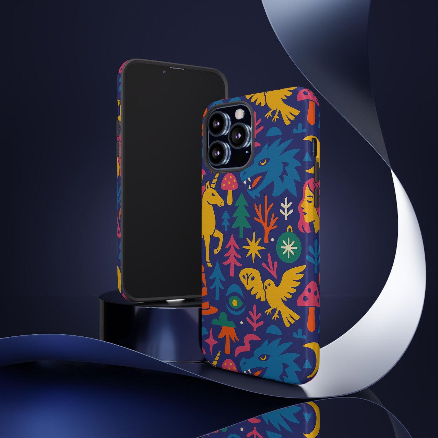 vibrant retro 3d wrap protective phone case with funky multicolour design stylish accessory for self-expression compatible with iphone 13, 14, 15 & 16 – all models including pro, pro max & plus