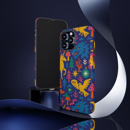 Vibrant Retro 3D Wrap Protective Phone Case with Funky Multicolour Design Stylish Accessory for Self-Expression Compatible with iPhone 13, 14, 15 & 16 – all models including Pro, Pro Max & Plus