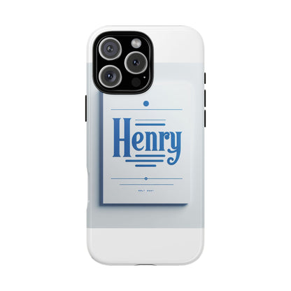 Stylish Blue Typographic Phone Case for Men and Women, Durable Protection, Unique Design, Compatible with iPhone 13, 14, 15 & 16 – all models including Pro, Pro Max & Plus