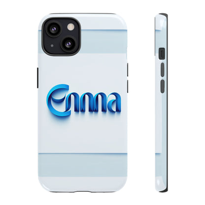 Emma Blue 3D Wrap Protective Phone Case for Smartphones with Vivid Anime Comic Design Shock Absorption and UV Protection