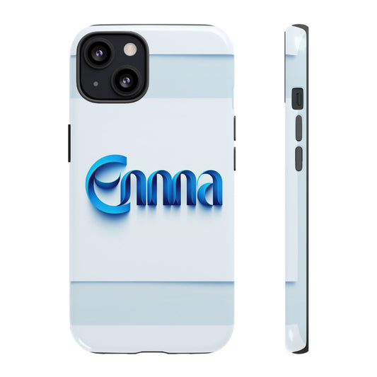 Emma Blue 3D Wrap Protective Phone Case for Smartphones with Vivid Anime Comic Design Shock Absorption and UV Protection