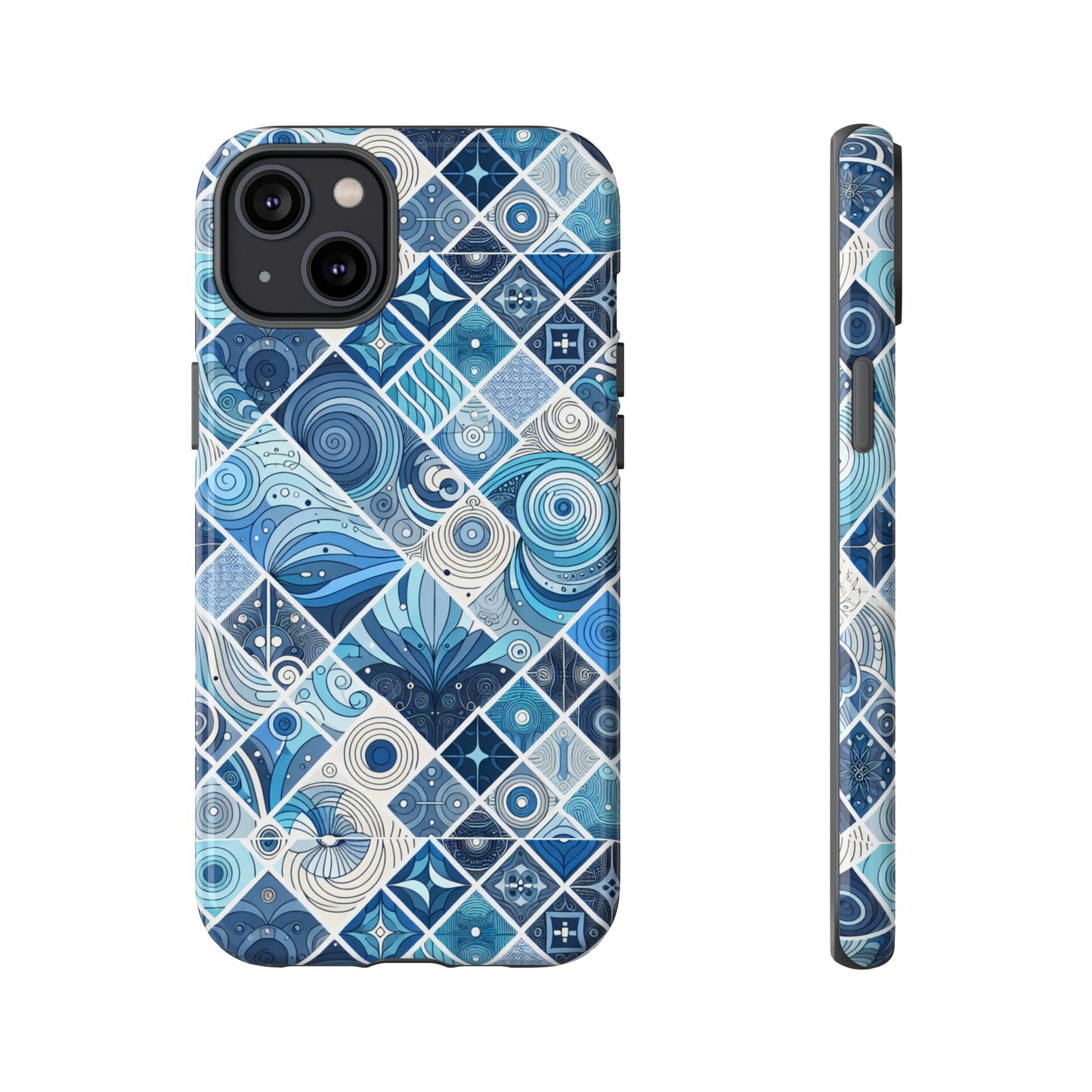 1 pattern image 1 vibrant shockproof phone case for anime and comic fans, retro art style, durable & uv protected, compatible with iphone 13-16 pro max plus