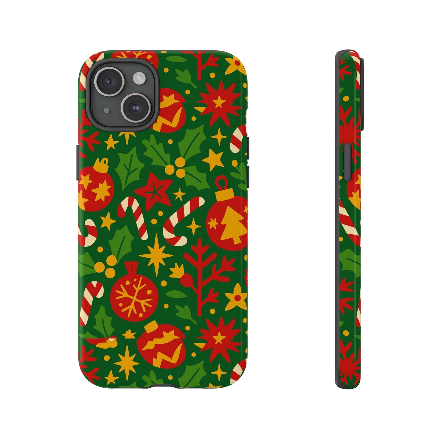 vibrant christmas themed 3d wrap phone case for smartphones - fun holiday accessory for self-expression compatible with iphone 13, 14, 15 & 16 – all models including pro, pro max & plus