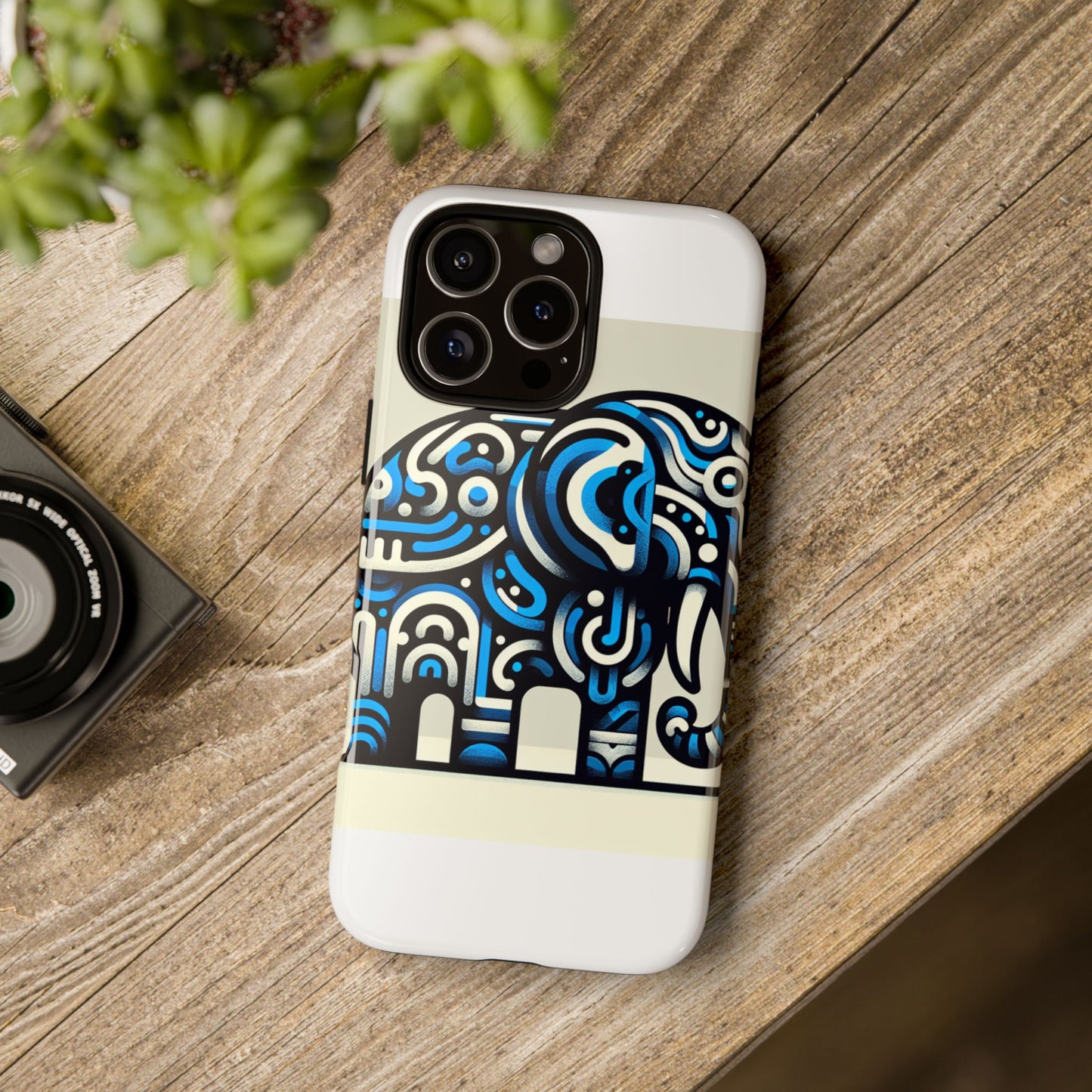 vibrant 3d elephant design protective phone case for stylish protection compatible with iphone 13, 14, 15 & 16 – all models including pro, pro max & plus