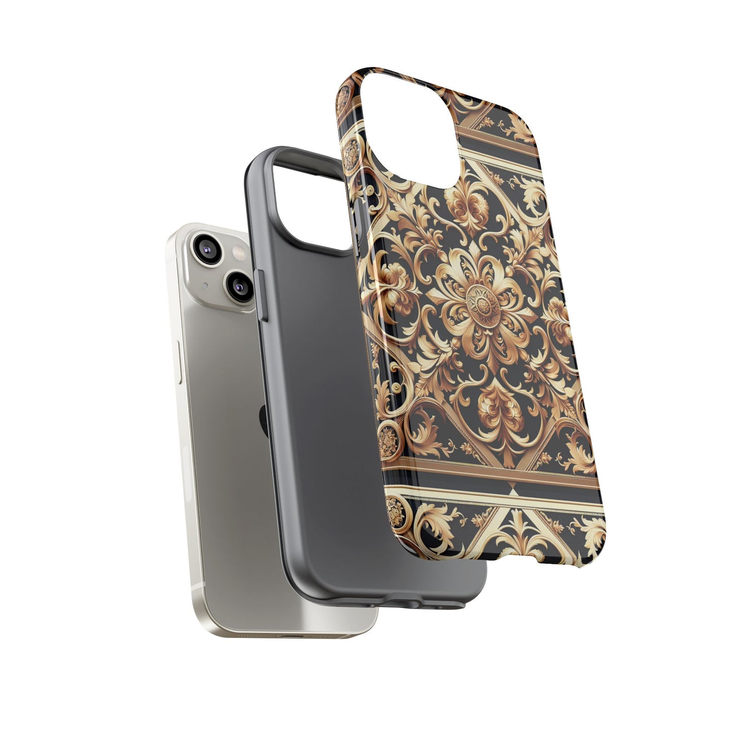 pattern image 5 vibrant 3d phone case for android and iphone with ornate baroque design compatible with iphone 13, 14, 15 & 16 – all models including pro, pro max & plus