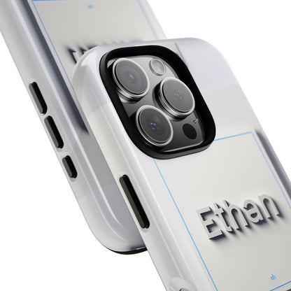 Ethan Blue 3D Wrap Phone Case for Men and Women Shock Absorption Durable Silicone Protective Cover with Vivid Anime and Comic Design