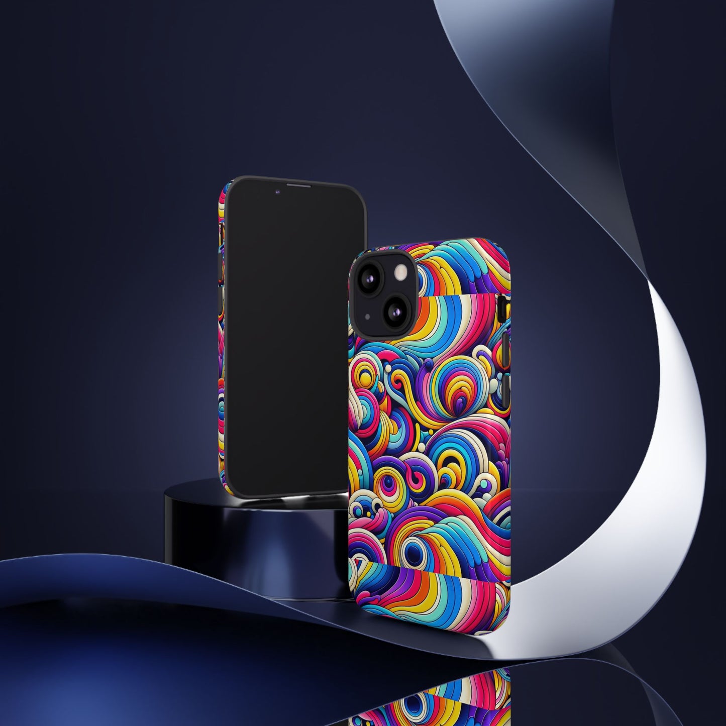 pink pattern image 5 protective phone case with 3d wrap design for stylish smartphone protection