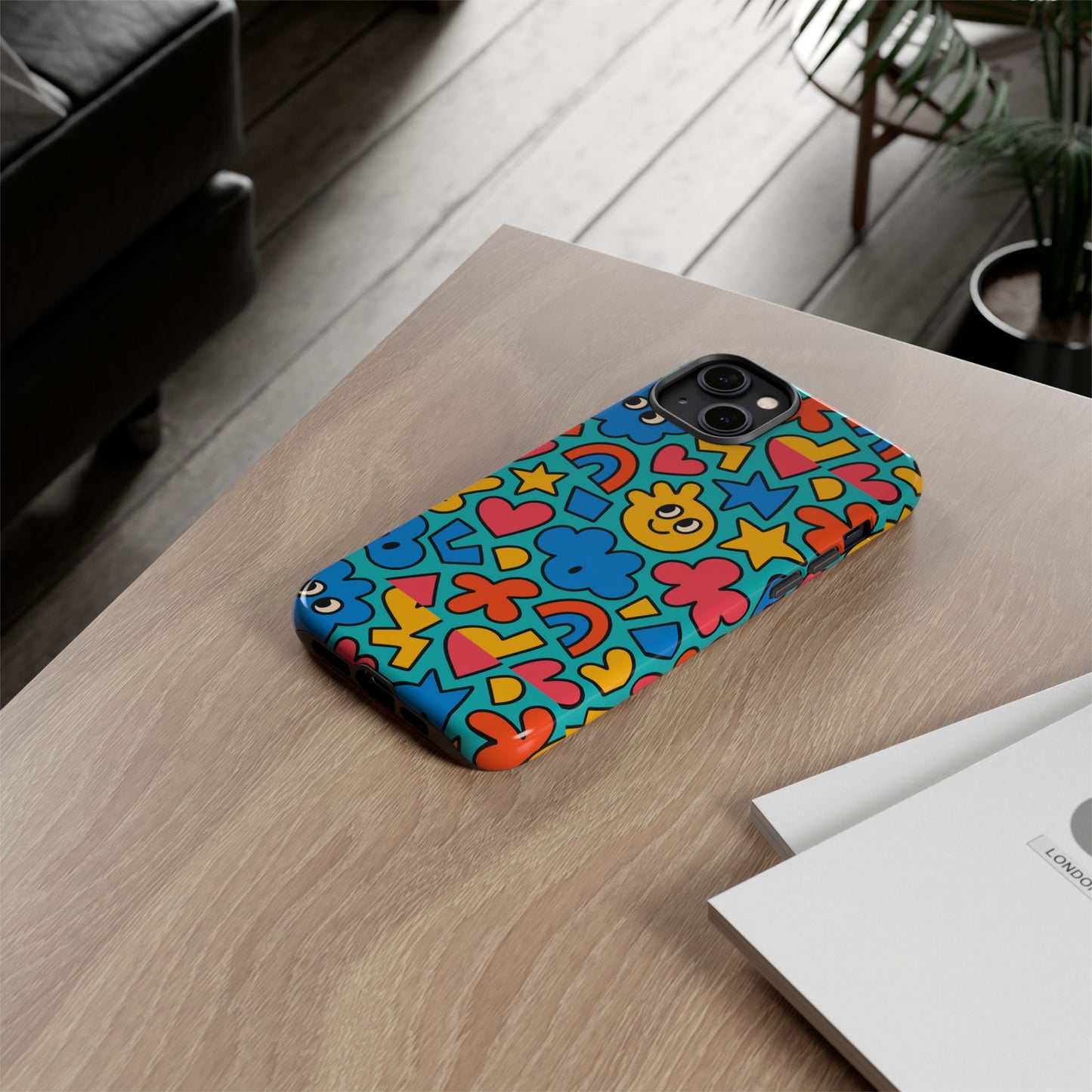 vibrant cartoon 3d wrap protective phone case with fun playful design for smartphone lovers compatible with iphone 13, 14, 15 & 16 – all models including pro, pro max & plus