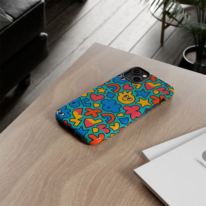 Vibrant Cartoon 3D Wrap Protective Phone Case with Fun Playful Design for Smartphone Lovers Compatible with iPhone 13, 14, 15 & 16 – All Models Including Pro, Pro Max & Plus